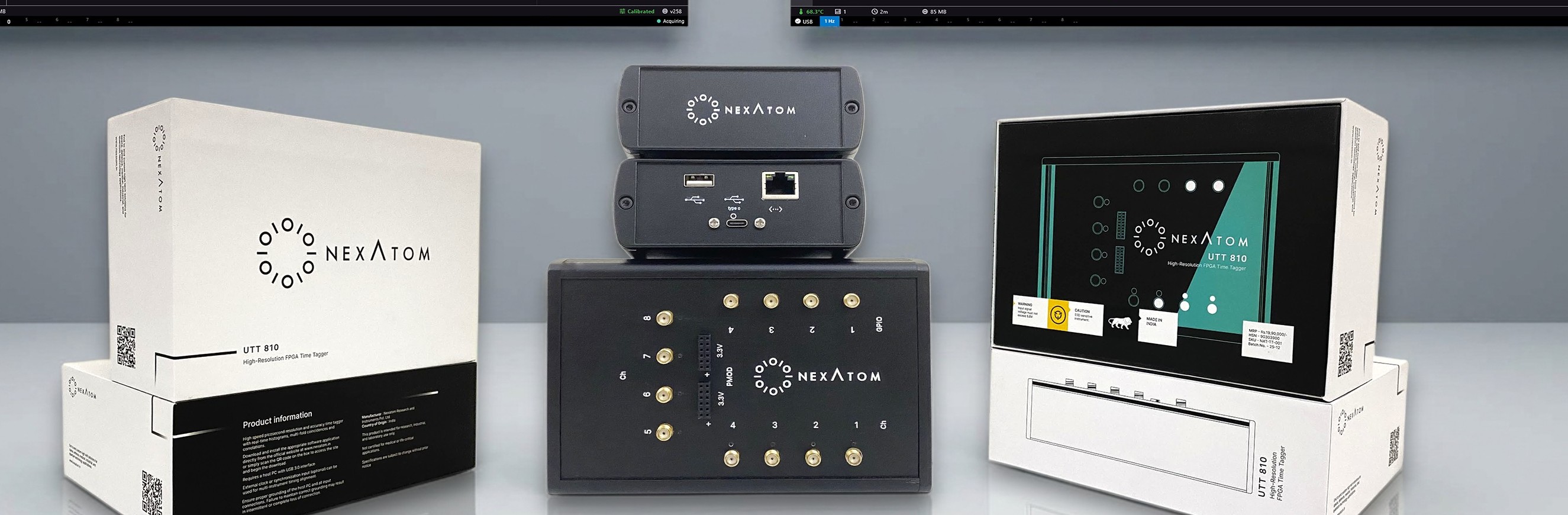 Nexatom UTT810 packaging and product identity detail
